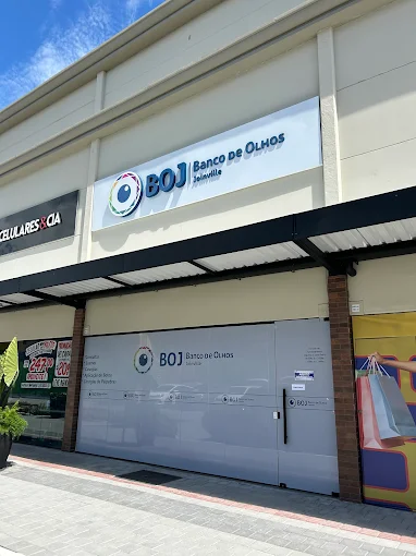 Fachada da unidade Araquari do Banco de Olhos de Joinville